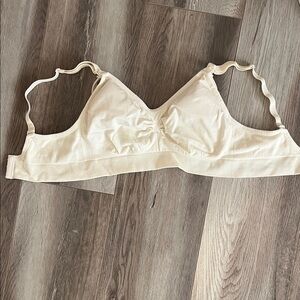 Elegant Cream Women's Nursing Bra